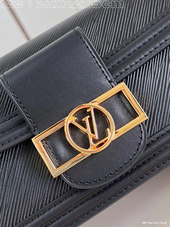Aaa replica bags DAUPHINE East LOUIS VUITTON West-21*12*5CM 0804